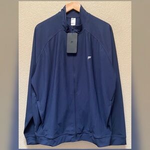 Fabletics The Breakline Track Jacket Blue Color Men's Size XL